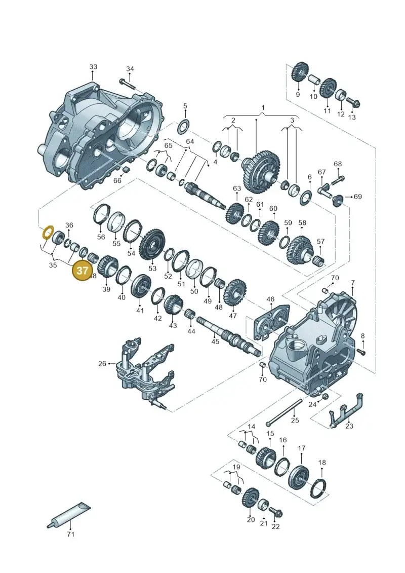02T311155A — SEAT Ibiza FR (2017-) diagram 495300120, position 37