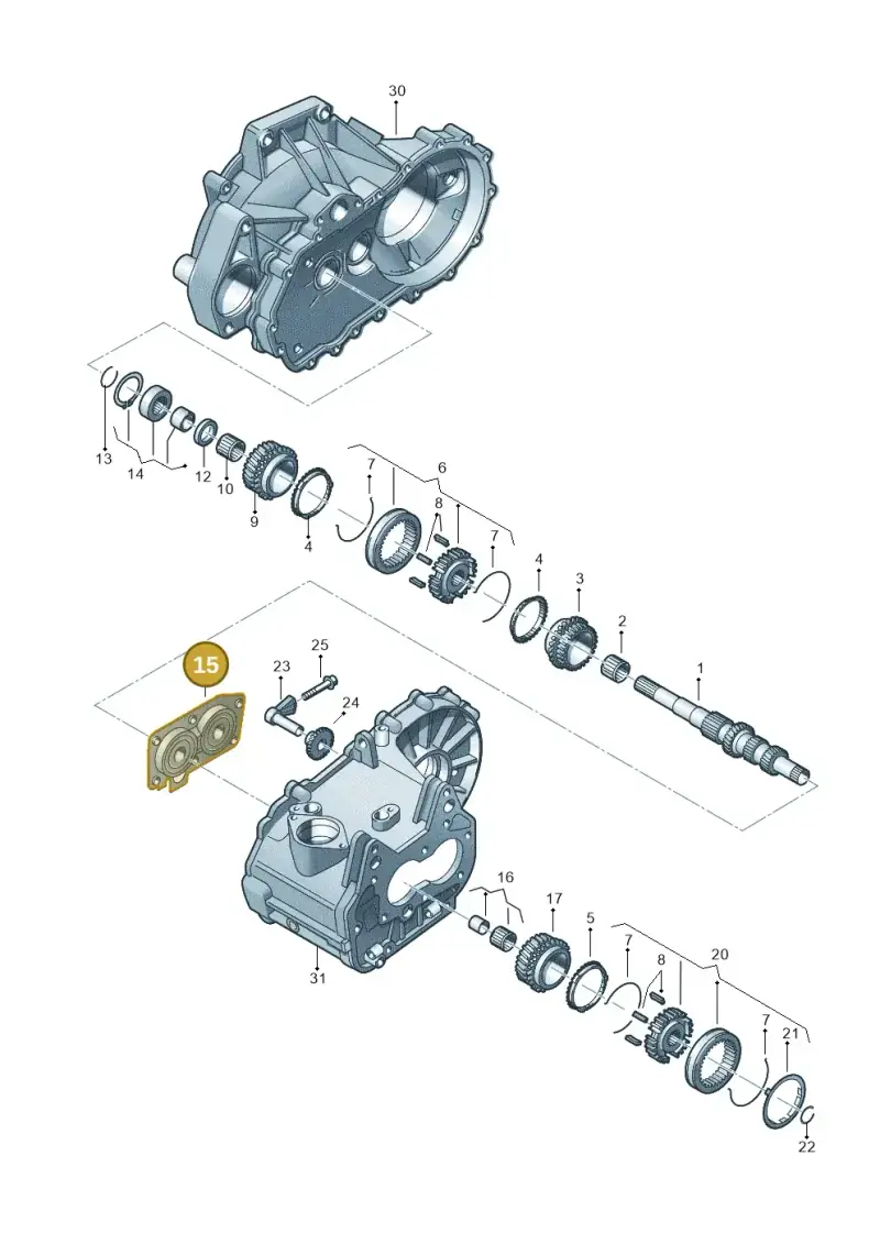 02T311206J — SEAT Ibiza FR (2017-) diagram 746311100, position 15