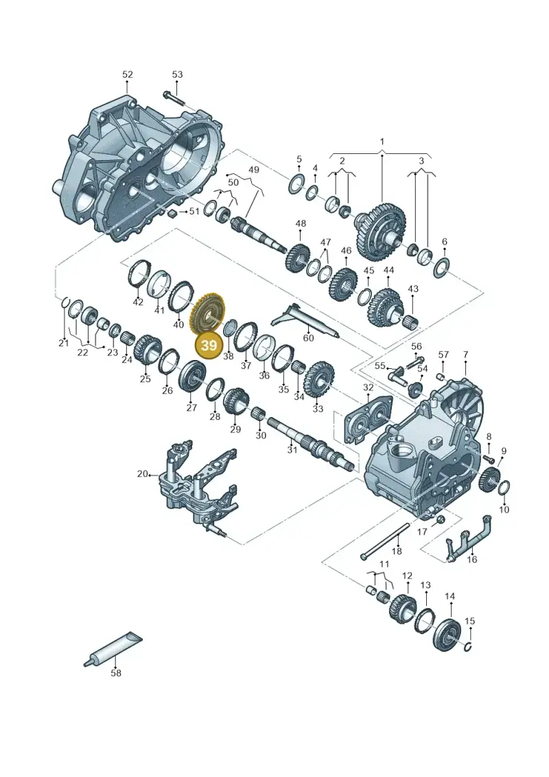 02T311239K — SEAT Ibiza FR (2017-) diagram 837305030, position 39