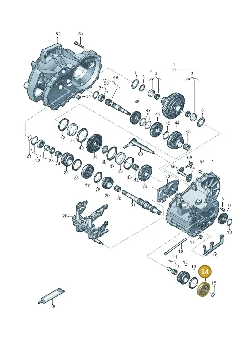 02T311241F — SEAT Arona FR (2017-) diagram 837305030, position 14