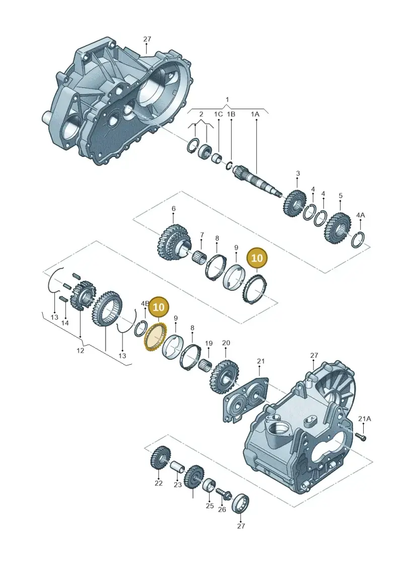 02T311247 — SEAT Altea XL Reference (2013-2013) diagram 231311360, position 10