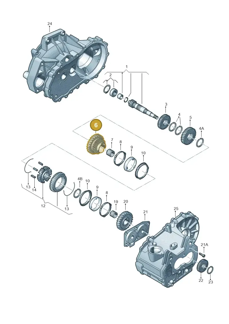 02T311261K — SEAT Leon ST Stylance (2012-2016) diagram 746311090, position 6