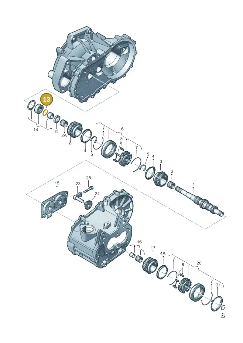 02T311327A — SEAT Ibiza Reference (2012-2012) diagram 461311330, position 13