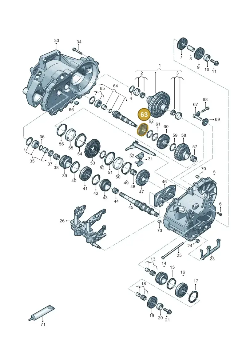 02T311351F — SEAT Arona FR (2017-) diagram 827310030, position 63