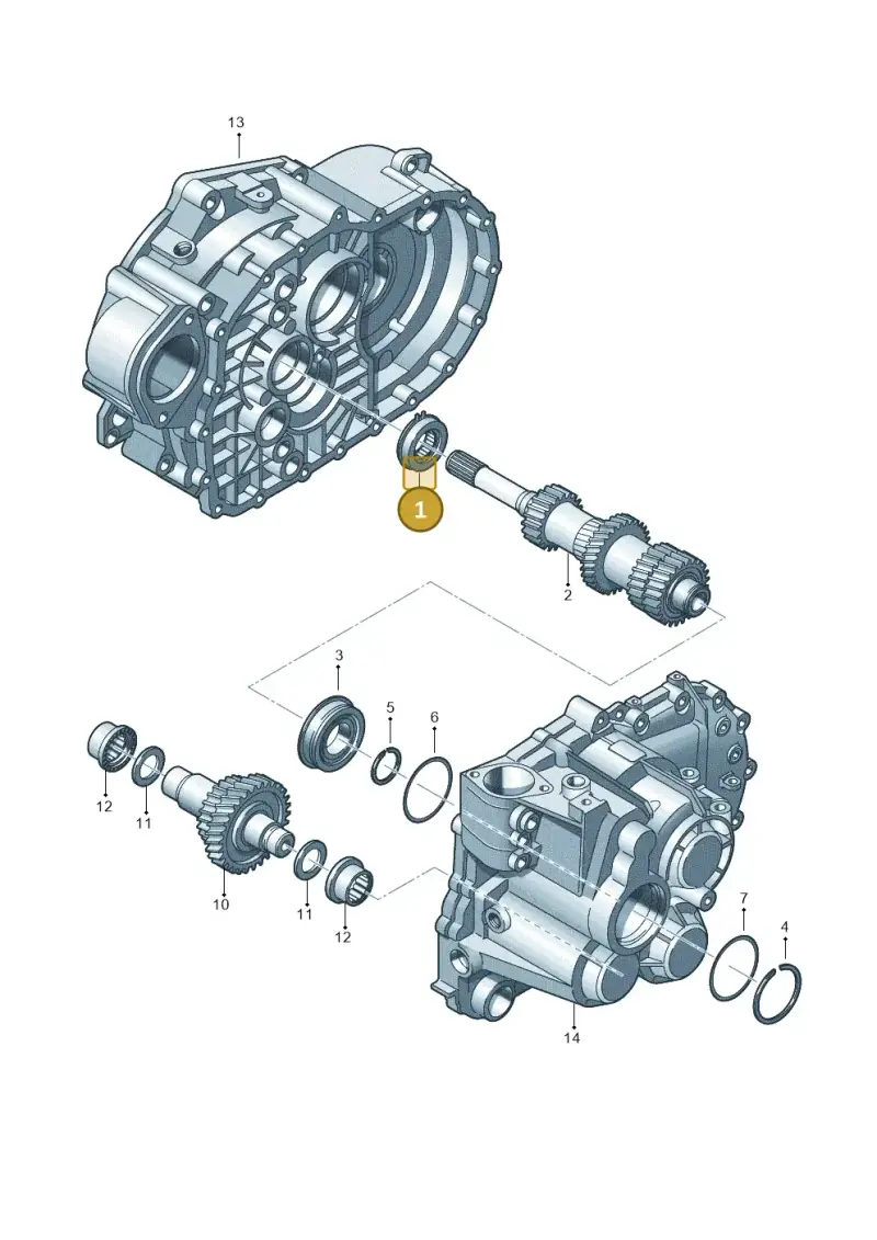 02T311373L — SEAT Leon style (2019-) diagram 694311420, position 1