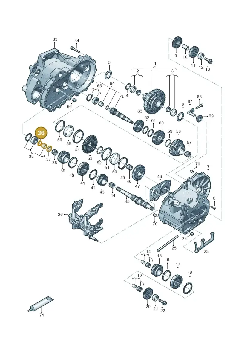 02T398008 — SEAT Ibiza FR (2017-) diagram 495300120, position 36