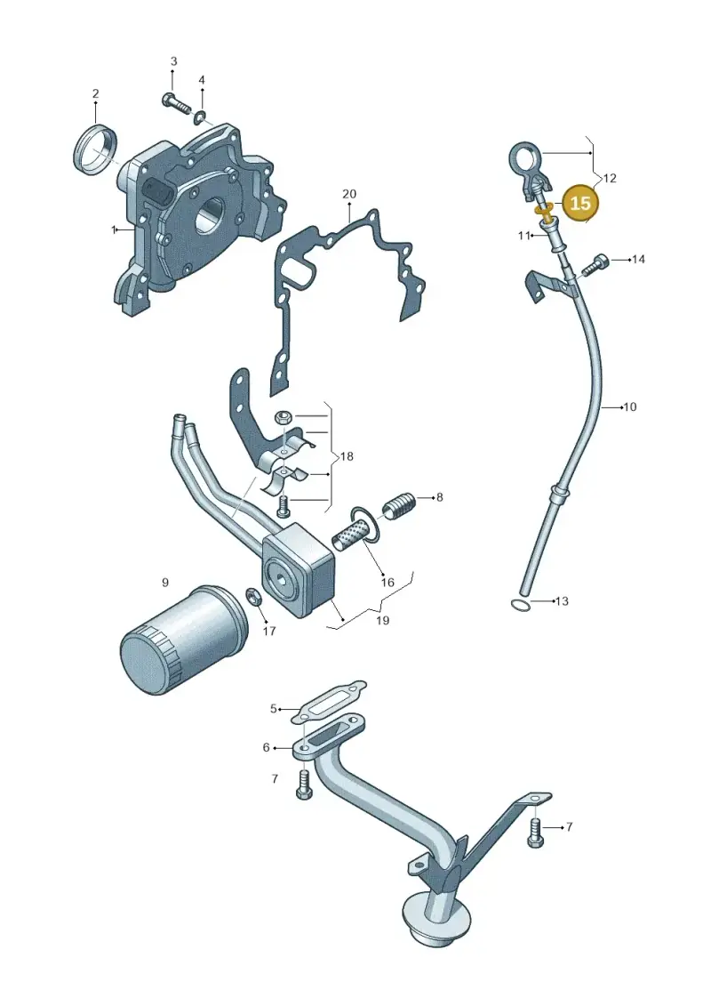 030115444 — SEAT Ibiza Reference (2011-2012) diagram 194115050, position 15