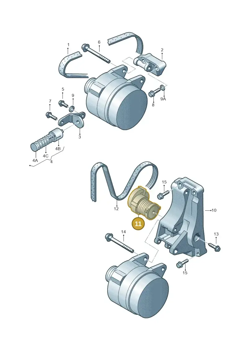 030145299F — SEAT Ibiza Reference (2012-2012) diagram 158903300, position 11