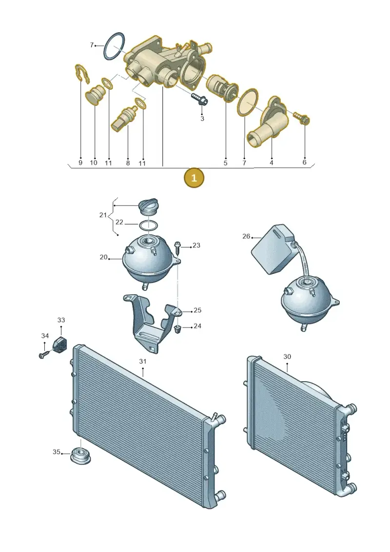 032121111BM — SEAT Ibiza Reference (2012-2012) diagram 672121820, position 1