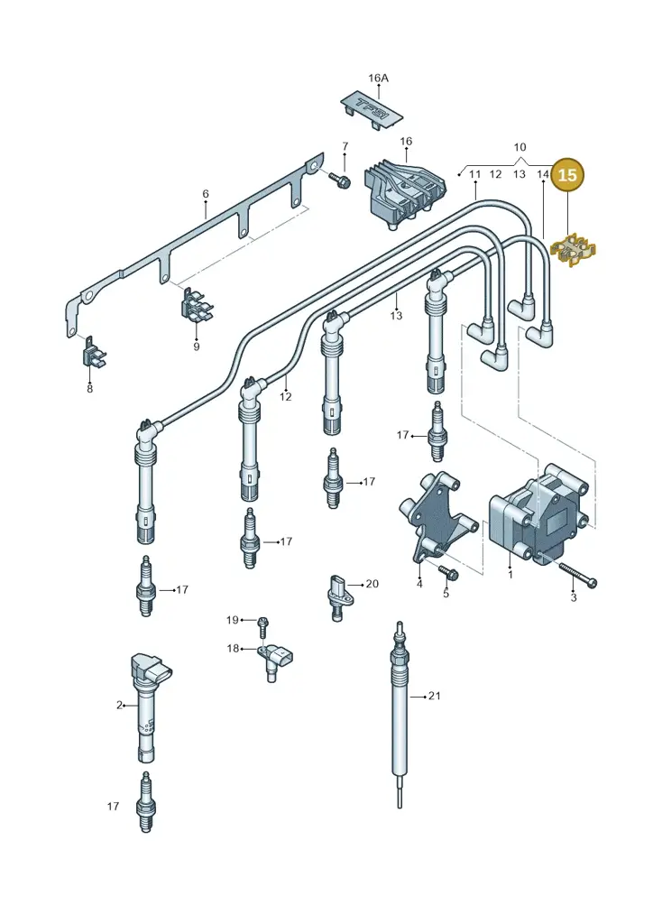 035905471 — SEAT Ibiza Reference (2012-2012) diagram 646905000, position 15