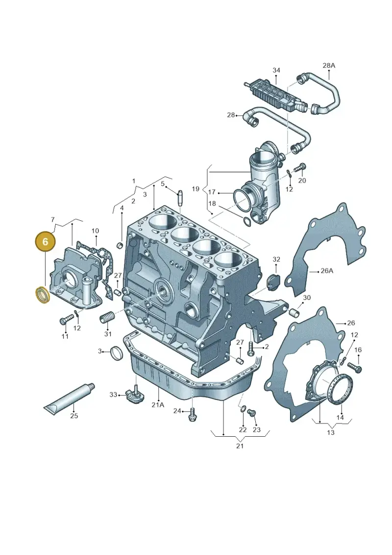036103085H — SEAT Ibiza Reference (2012-2012) diagram 474103000, position 6