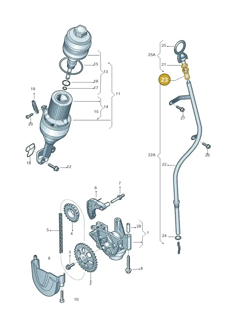 036115636 — SEAT Ibiza Reference (2012-2012) diagram 253115030, position 23