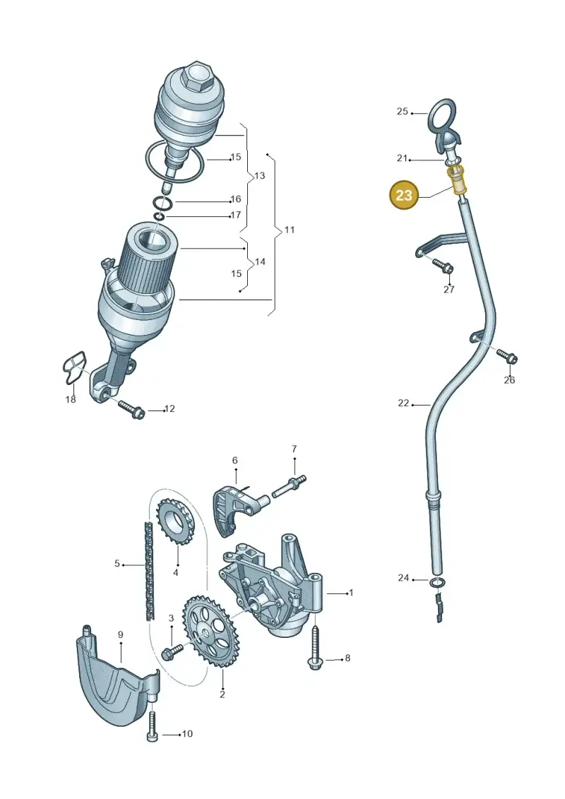 036115636 — SEAT Toledo Reference (2012-2015) diagram 747115050, position 23