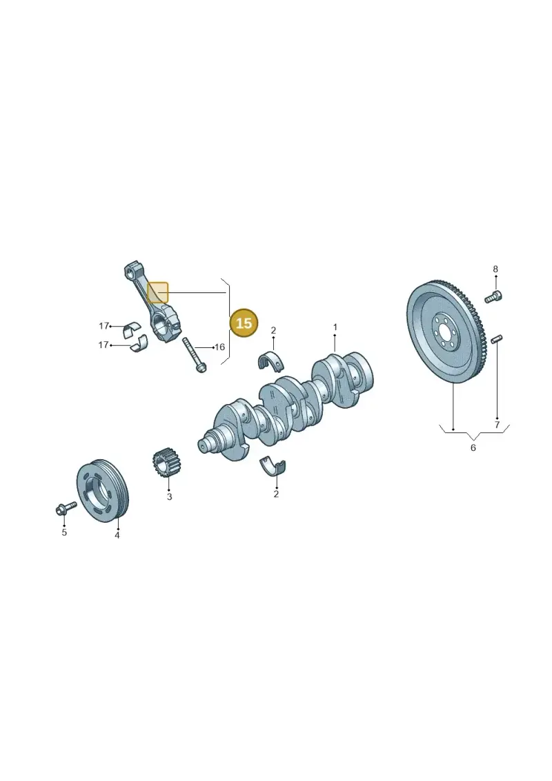 036198401G — SEAT Altea XL Reference (2010-2013) diagram 729105030, position 15