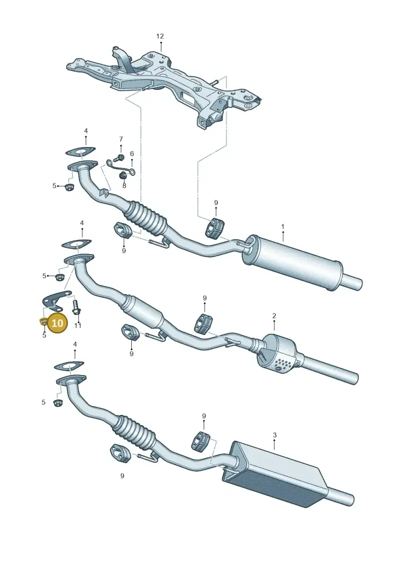 036253197M — SEAT Ibiza Reference (2012-2012) diagram 672253500, position 10