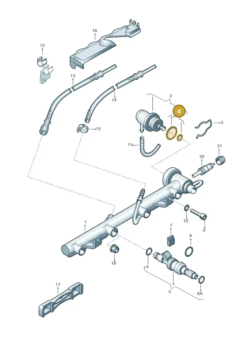 037198031 — SEAT Exeo ST Reference (2008-2011) diagram 156133300, position 4
