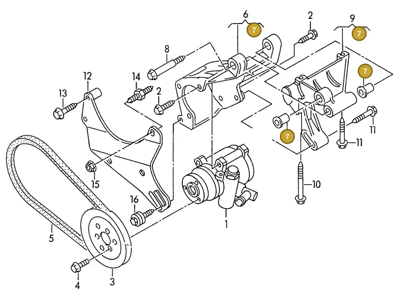 037260921 — SEAT ALHAMBRA (1996-2000) diagram 121145810, position 7