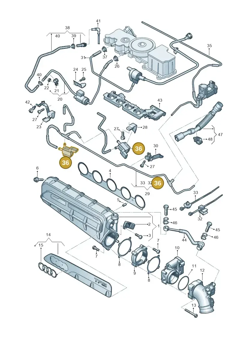 037906283C — SEAT Formentor TSI CUPRA (2020-) diagram 596133632, position 36