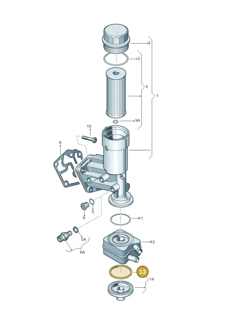 038117070 — SEAT Altea XL Reference (2010-2013) diagram 194115600, position 13