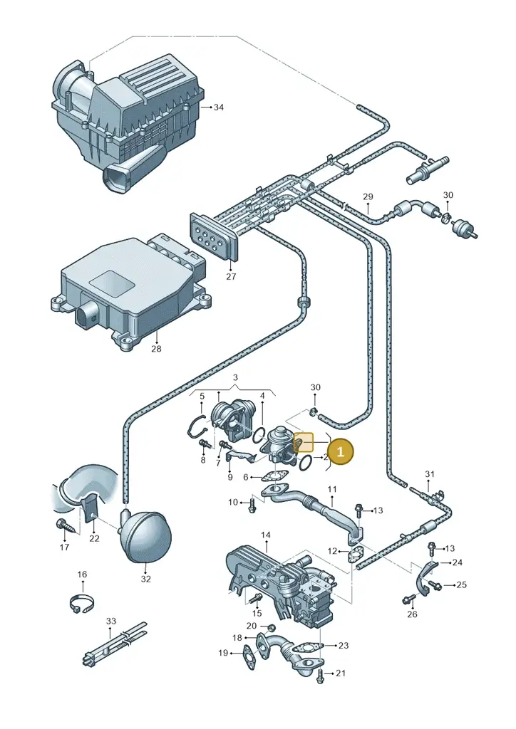 038131501AN — SEAT Altea XL Reference (2010-2013) diagram 409131600, position 1