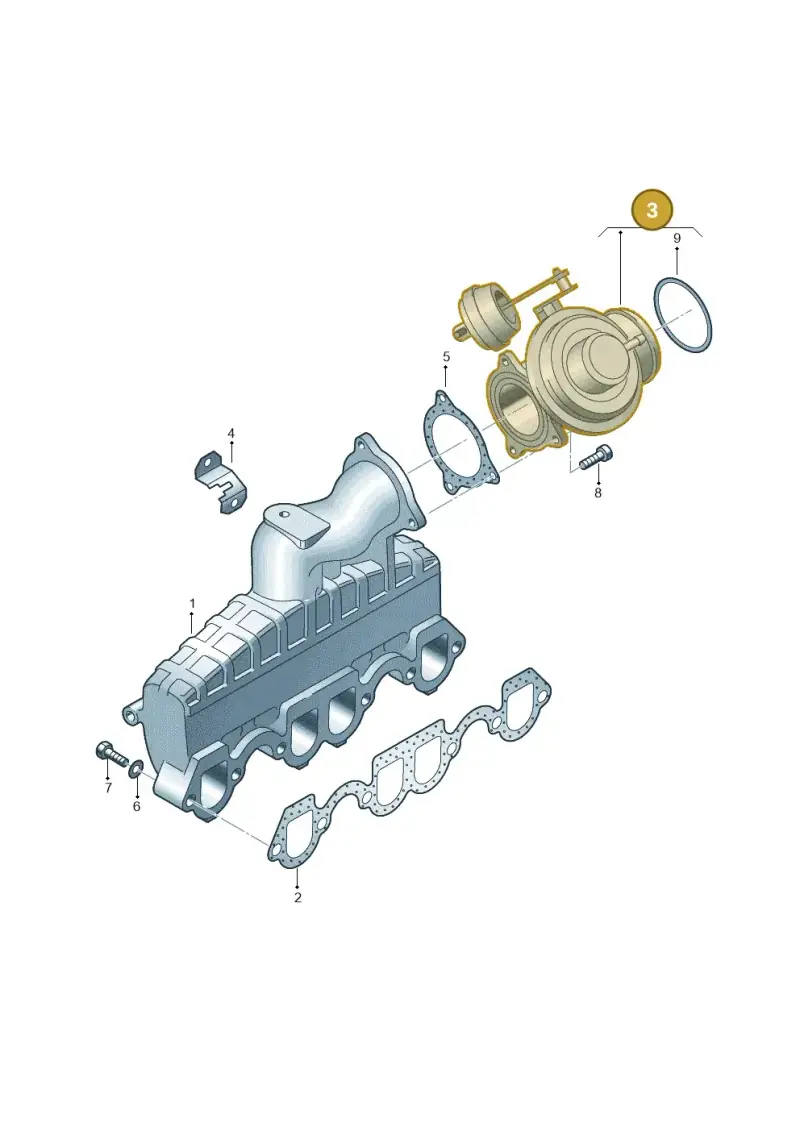 038131501AQ — SEAT ALHAMBRA/4MOTION (2000-2002) diagram 192129460, position 3