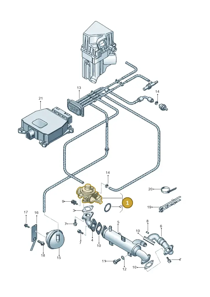 038131501AT — SEAT IBIZA 06> (2005-) diagram 254131300, position 1