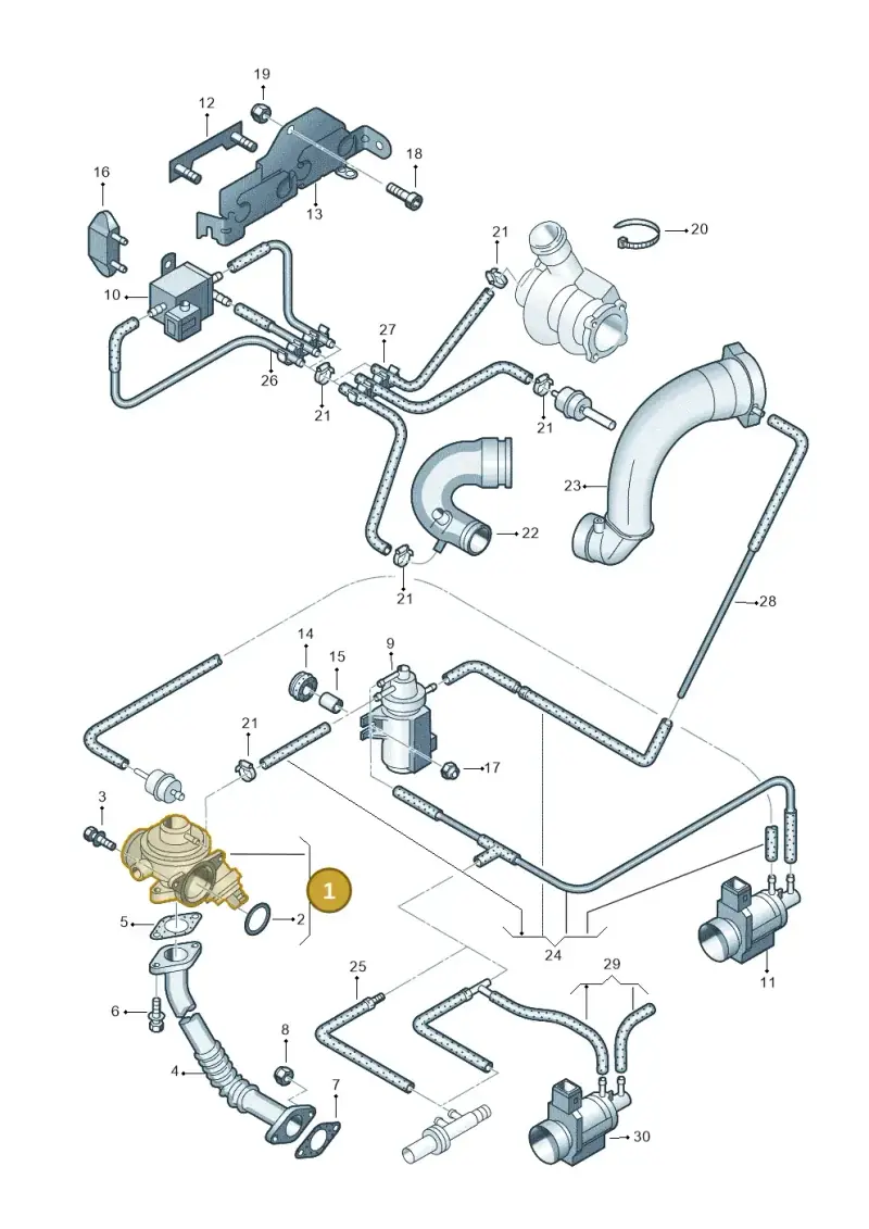 038131501BB — SEAT AROSA (2003-2004) diagram 231131100, position 1