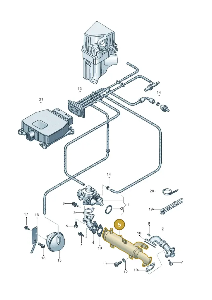 038131513G — SEAT IBIZA 06> (2005-) diagram 254131300, position 5