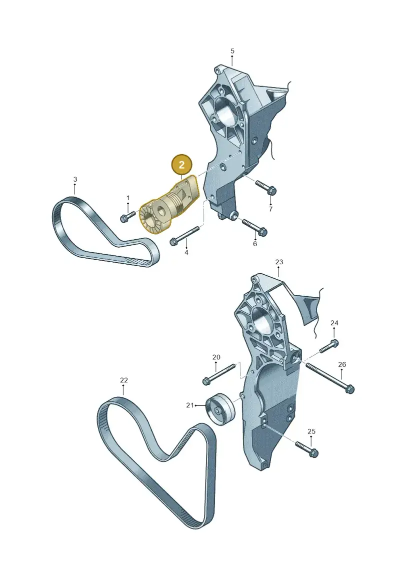 038903315AB — SEAT IBIZA                  06> (2005-) diagram 210903500, position 2