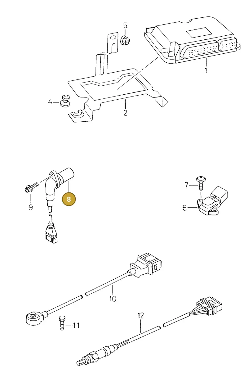 038907319F — SEAT CORDOBA/VARIO (1999-2002) diagram 236906000, position 8