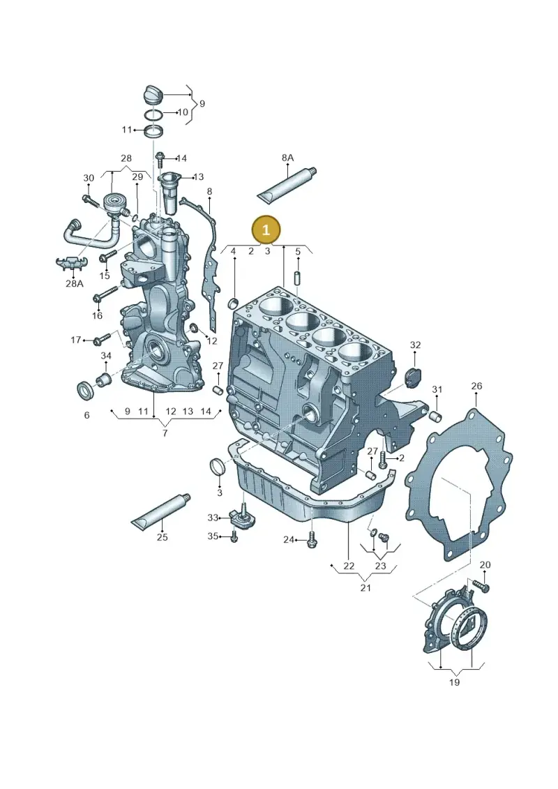 03C103011AS — SEAT ALTEA                  07> (2006-) diagram 253103120, position 1