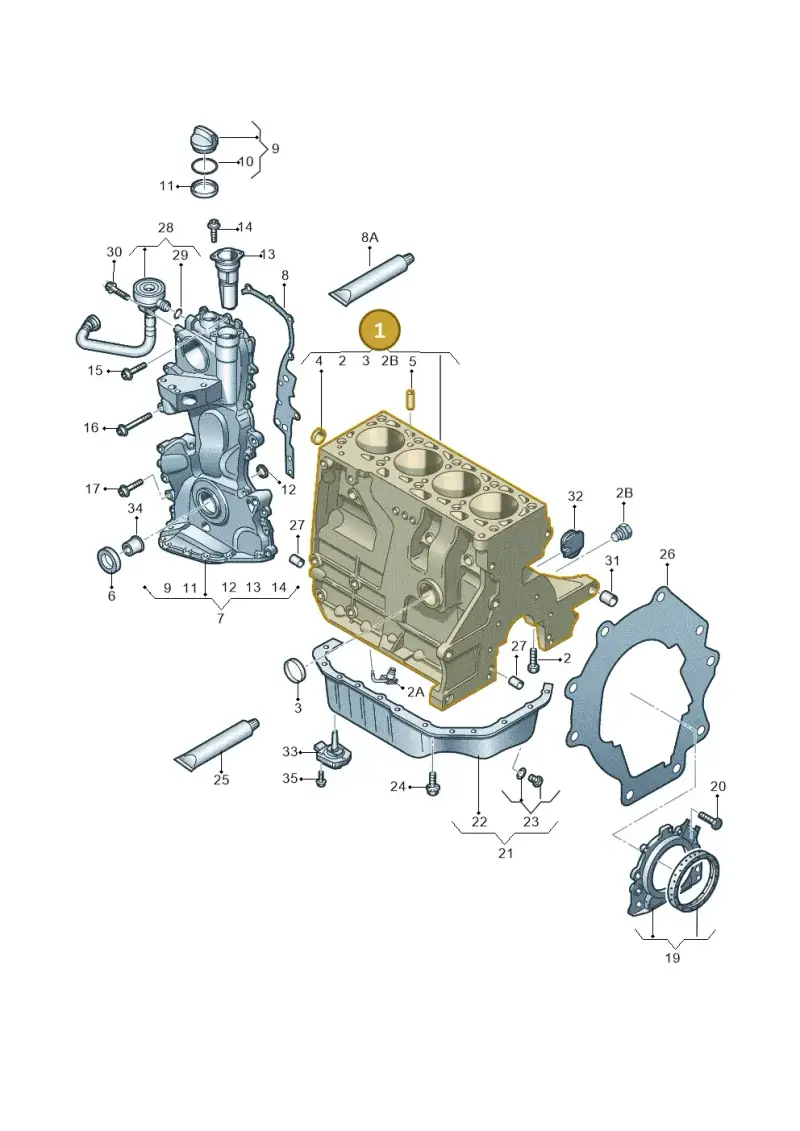 03C103011AS — SEAT Altea XL Reference (2013-2013) diagram 474103050, position 1