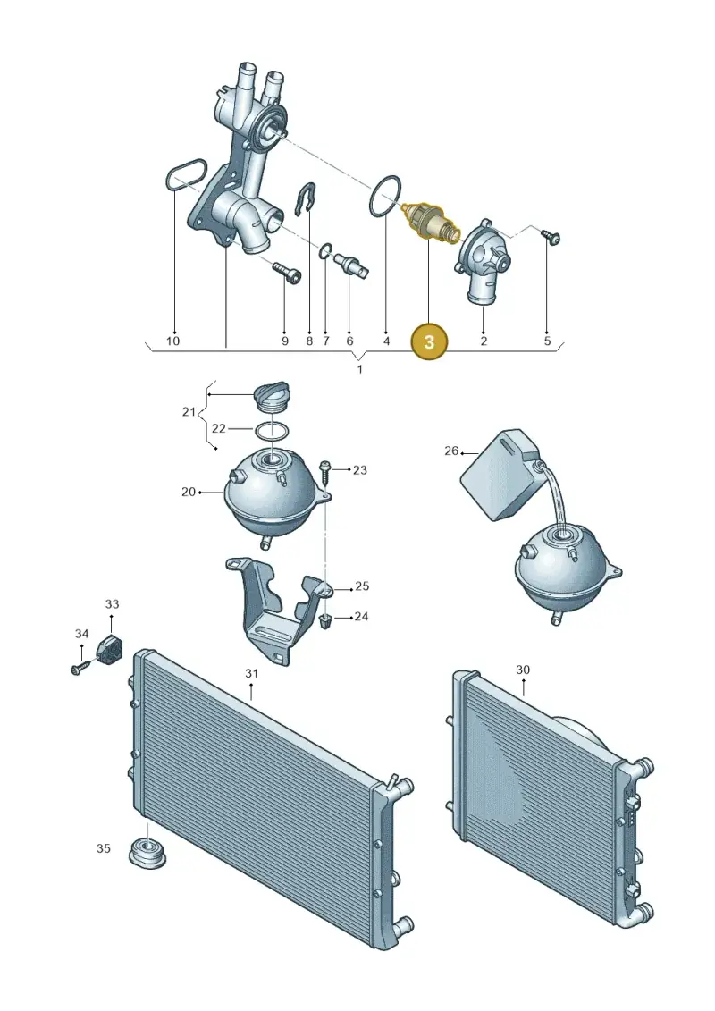 03C121110A — SEAT Toledo Reference (2012-2015) diagram 672121800, position 3
