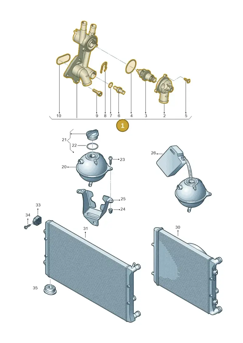 03C121111B — SEAT Toledo Reference (2012-2015) diagram 672121800, position 1