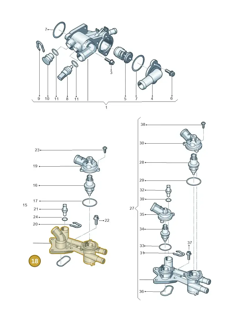 03C121119D — SEAT IBIZA                  06> (2005-) diagram 253121750, position 18