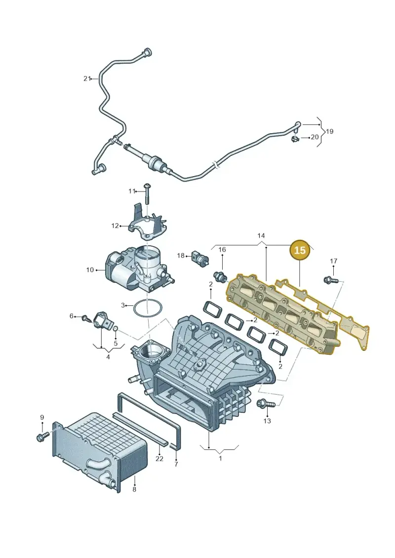 03C129717C — SEAT Altea XL Reference (2013-2013) diagram 625133170, position 15