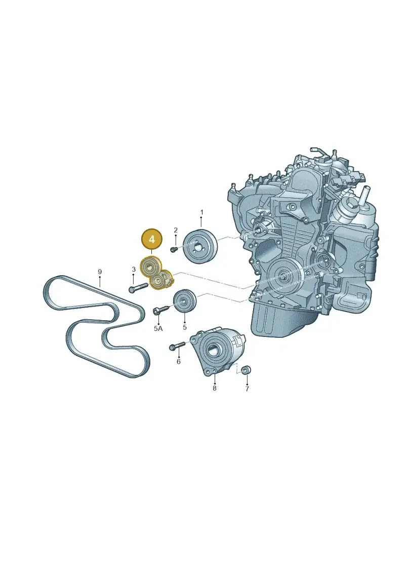 03C145299Q — SEAT Toledo Reference (2012-2015) diagram 253903150, position 4