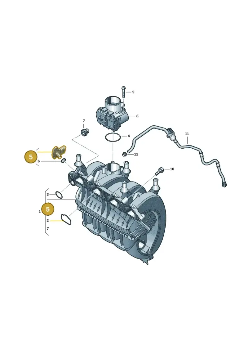 03C906051F — SEAT Leon style (2019-) diagram 2ka133060, position 5