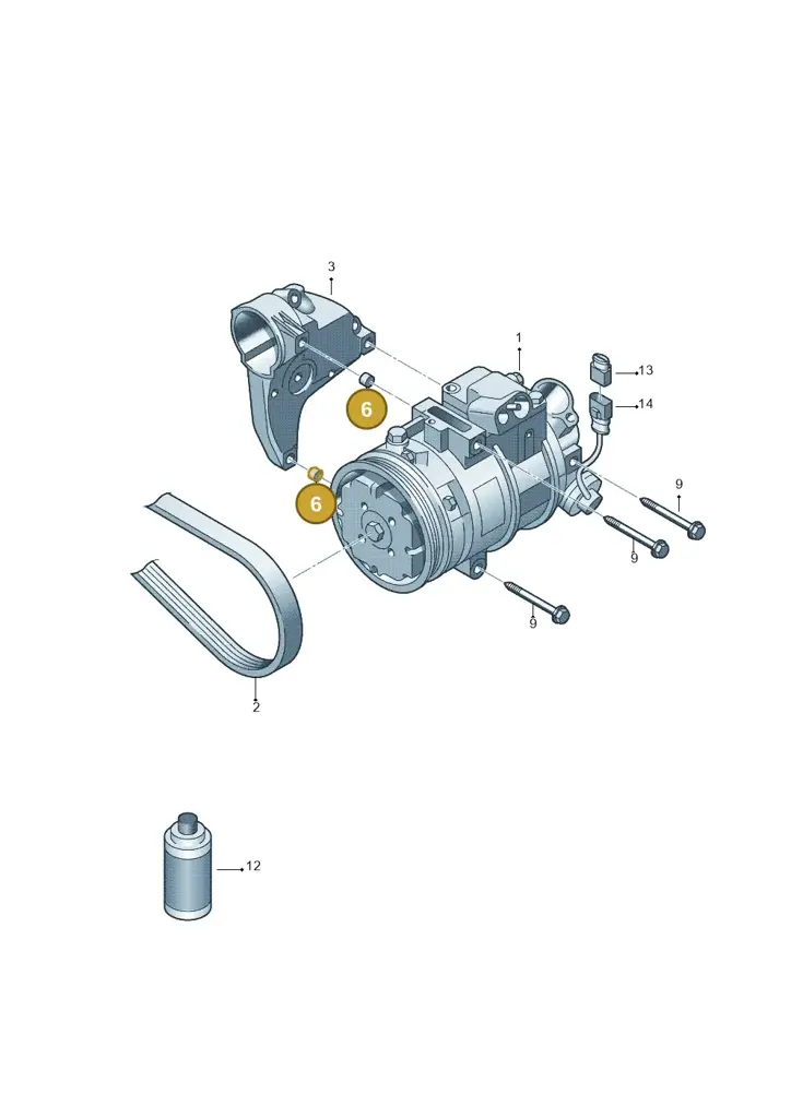 03D260817A — SEAT Toledo Reference (2012-2015) diagram 672260170, position 6