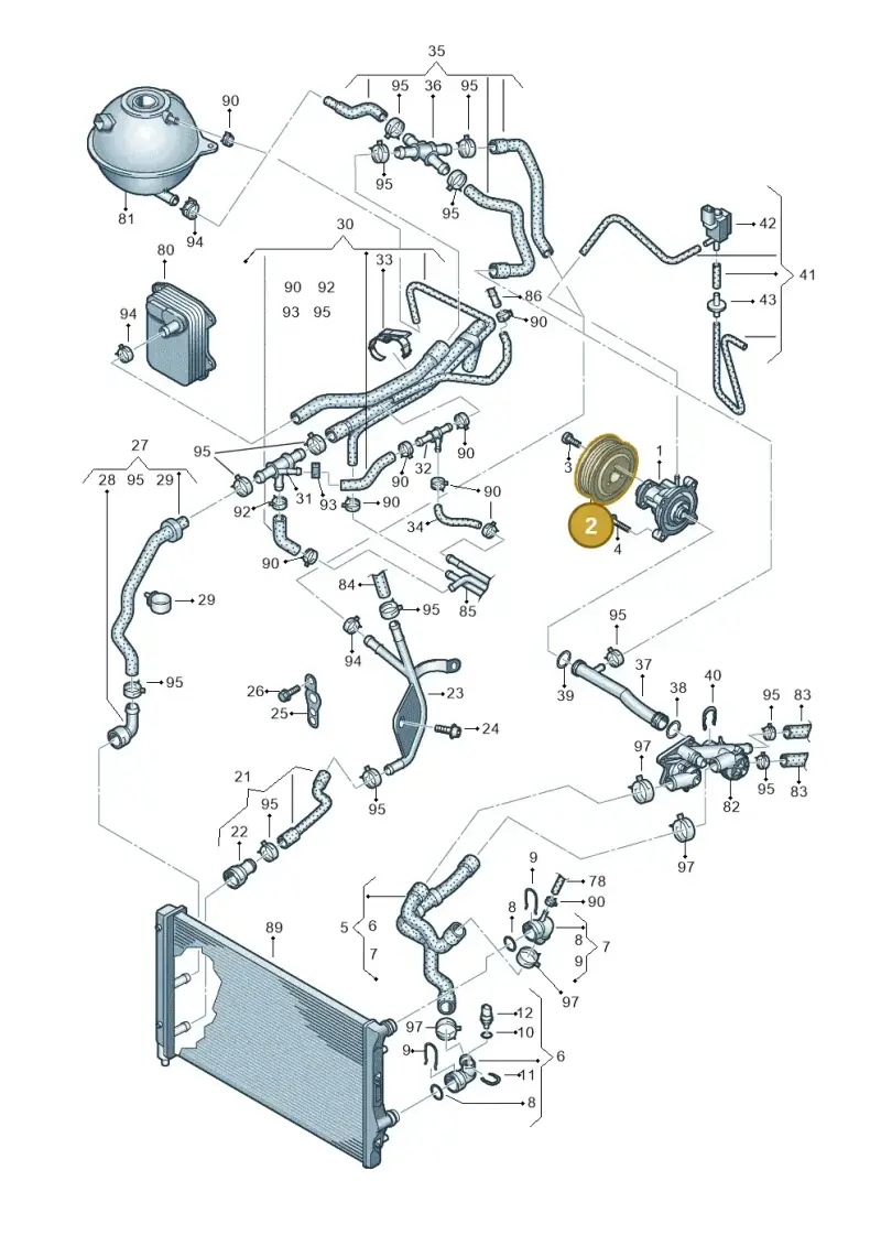 03F121031A — SEAT Altea XL Reference (2013-2013) diagram 649121100, position 2