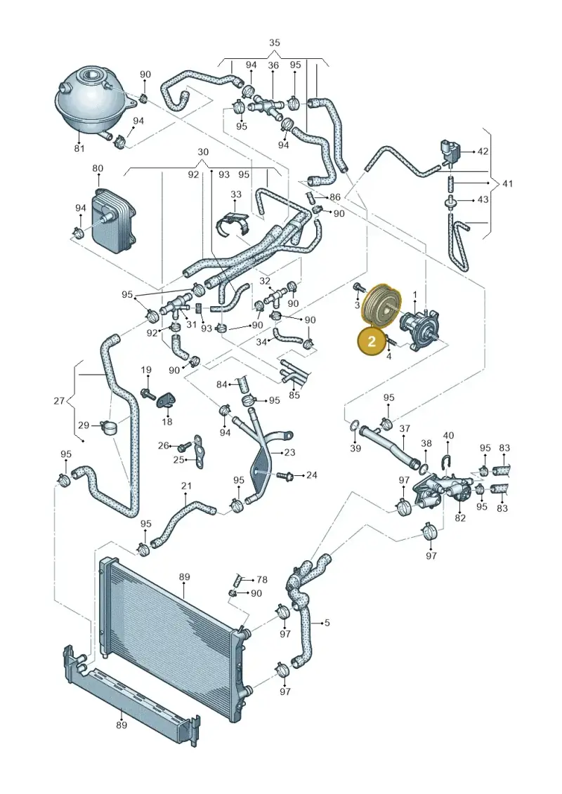 03F121031A — SEAT Toledo Reference (2012-2015) diagram 672121160, position 2
