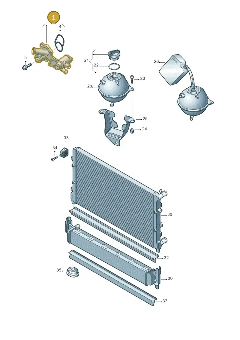 03F121111A — SEAT Toledo Reference (2012-2015) diagram 672121810, position 1