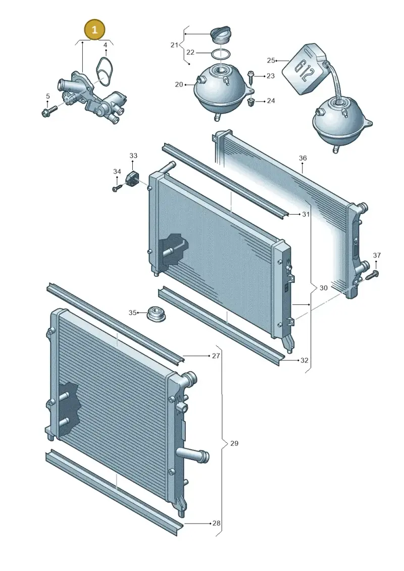 03F121111A — SEAT Altea XL Reference (2013-2013) diagram 694121800, position 1