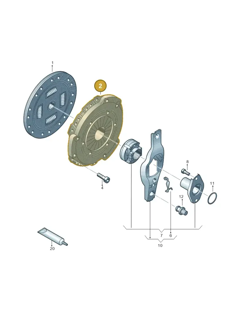 03F141025A — SEAT Altea XL Reference (2013-2013) diagram 649141100, position 2
