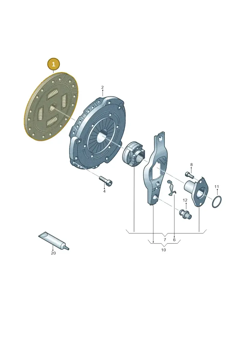 03F141031 — SEAT Altea XL Reference (2013-2013) diagram 649141100, position 1