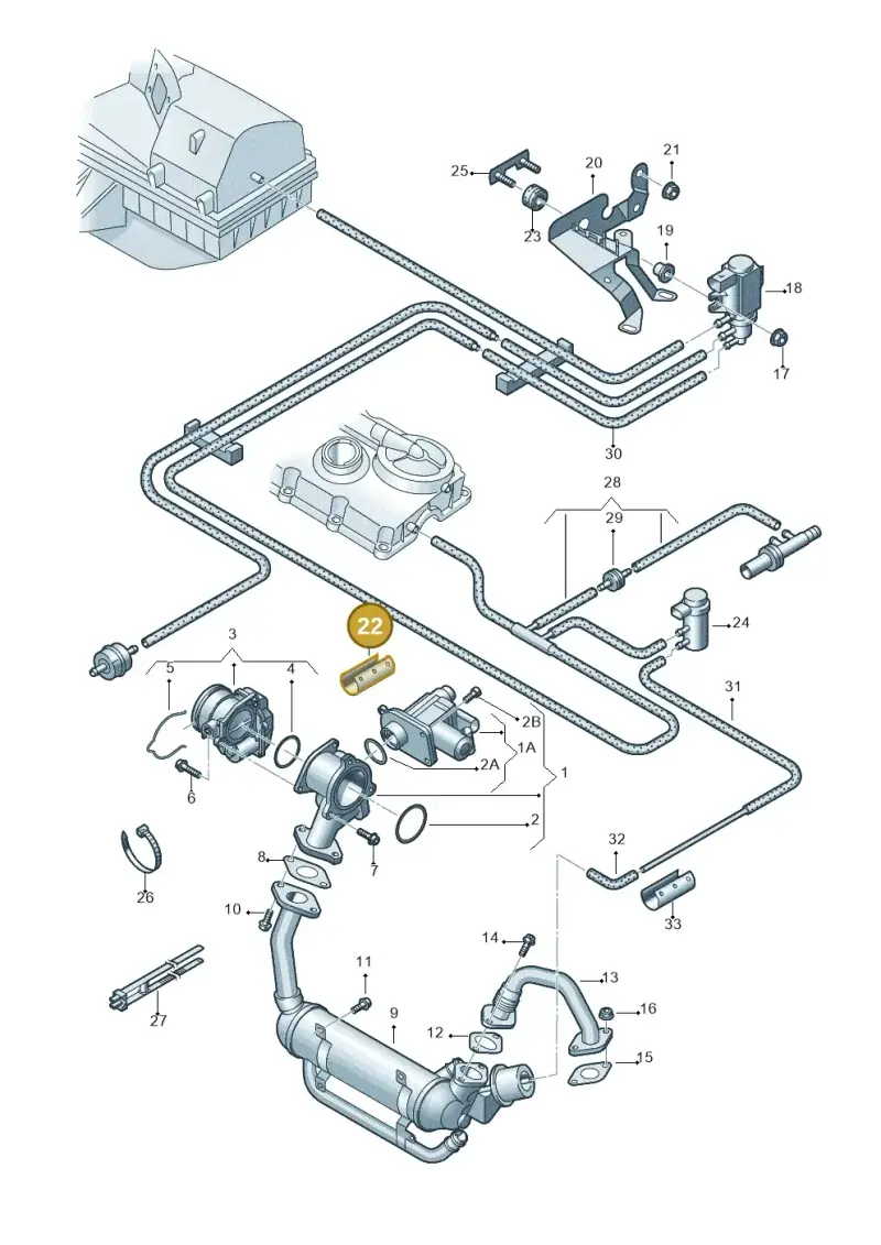 03G131531B — SEAT Ibiza Reference (2008-2011) diagram 461131300, position 22