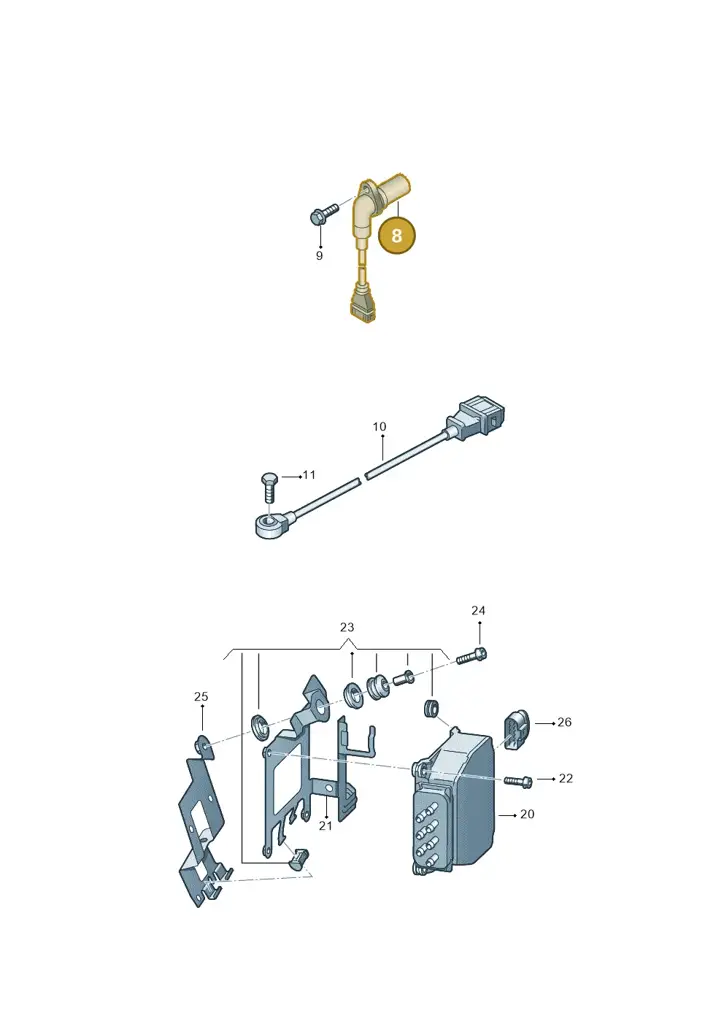 03G957147C — SEAT Altea XL Reference (2010-2013) diagram 418906300, position 8