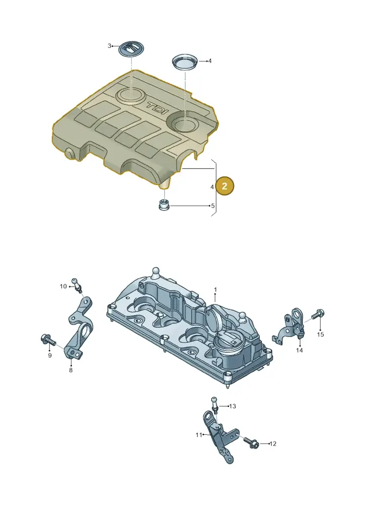 03L103925T — SEAT Altea XL Reference (2013-2013) diagram 456103810, position 2
