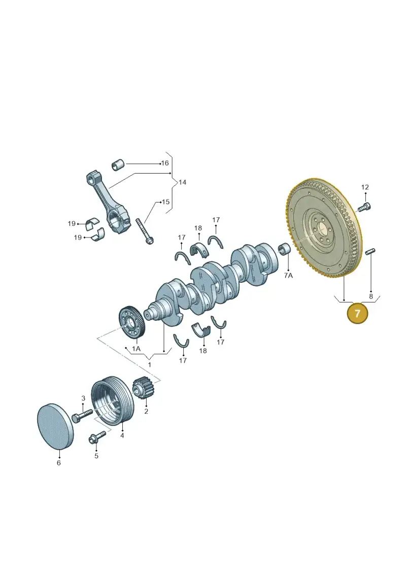 03L105266E — SEAT Altea XL Reference (2010-2013) diagram 409105300, position 7