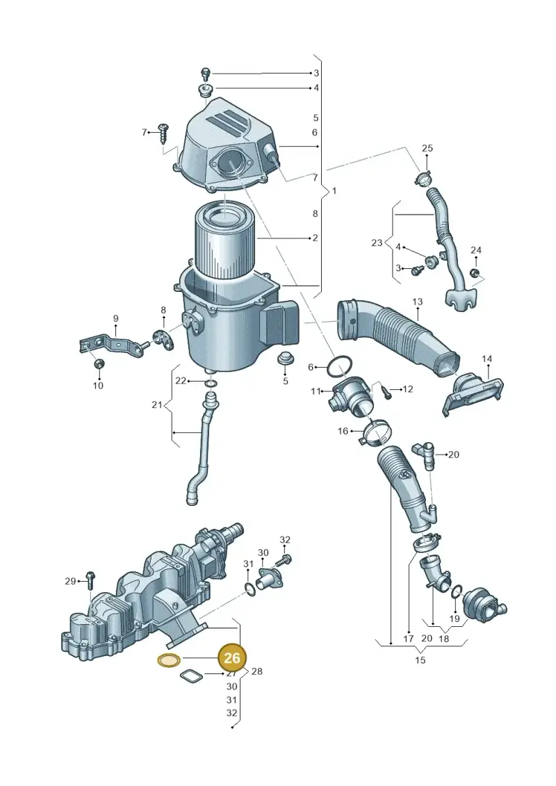 03L129717L — SEAT Ibiza Reference (2012-2012) diagram 672129500, position 26